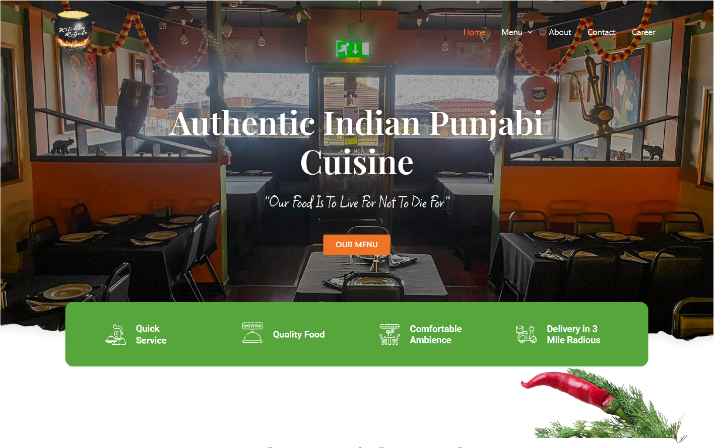 kitchen royale website hero